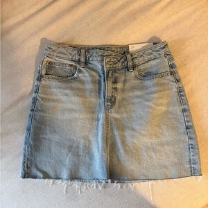 American Eagle Outfitters Light Blue Denim Mini Skirt